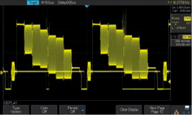 256 color gradient display